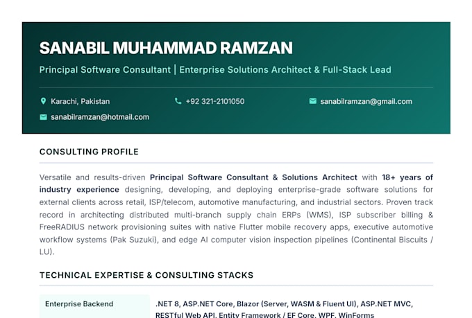 develop a custom enterprise erp CRM in asp net core blazor